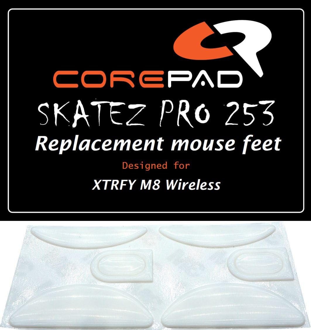 Corepad Skatez PRO XTRFY M8 Wireless Mouse Pads (2-Pack)
Corepad Skatez PRO XTRFY M8 Wireless Mouse Pads (2-Pack)