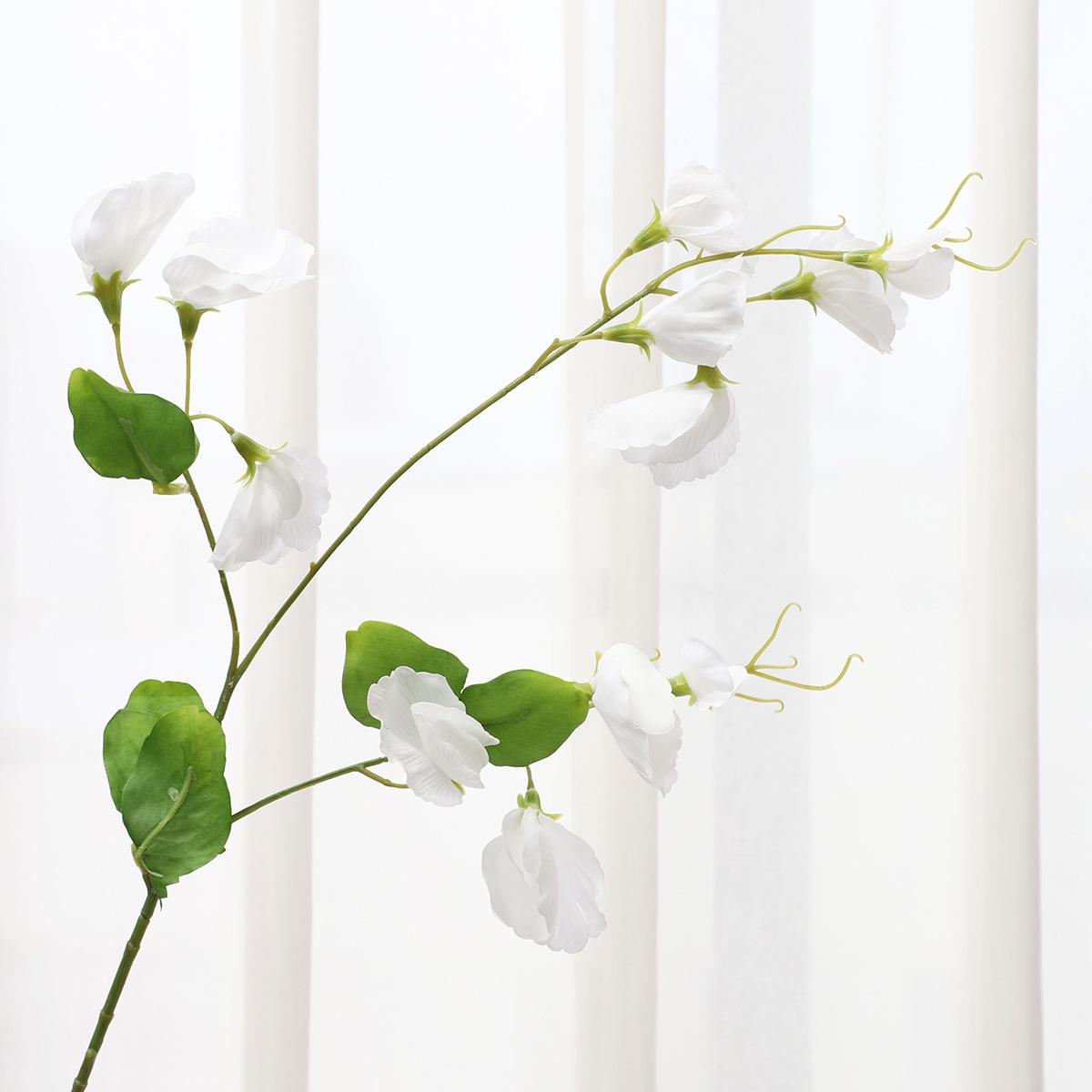 High-end pea orchid simulated flower home furnishing, living room desktop entrance decoration ornament, hotel props fake flower білий
High-end pea orchid simulated flower home furnishing, living room desktop entrance decoration ornament, hotel props fake flower білий