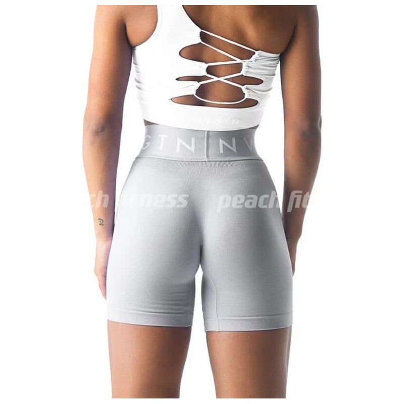 Nvgtn High Waist Workout Belly Contracting Show Peach Hip Summer New Arrival Lightweight Sports Fashion Sports Short Shorts Light gray XS
Nvgtn High Waist Workout Belly Contracting Show Peach Hip Summer New Arrival Lightweight Sports Fashion Sports Short Shorts Light gray XS