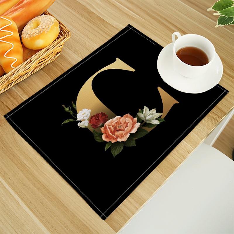 Floral alphabet Print Linen Dining Table Mats Alphabet Kitchen Placemat 30X45cm Coasters Pads Bowl Cup Mat 2pcs 30x45cm
Floral alphabet Print Linen Dining Table Mats Alphabet Kitchen Placemat 30X45cm Coasters Pads Bowl Cup Mat 2pcs 30x45cm