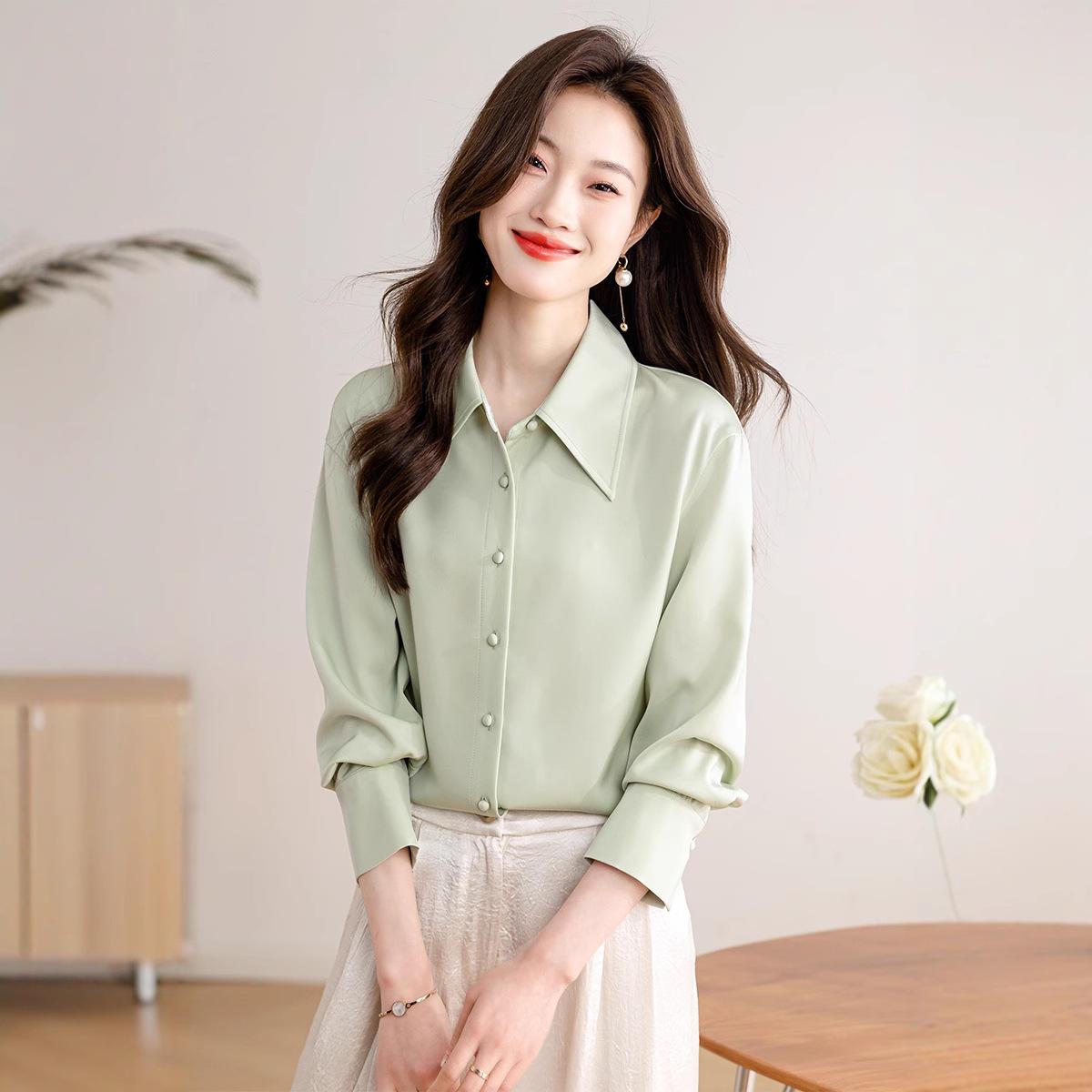 Women s High-End 2025 Spring Mulberry Silk Long-Sleeve Blouse by Genuine Brand Extra Extra Large белый
Women s High-End 2025 Spring Mulberry Silk Long-Sleeve Blouse by Genuine Brand Extra Extra Large белый