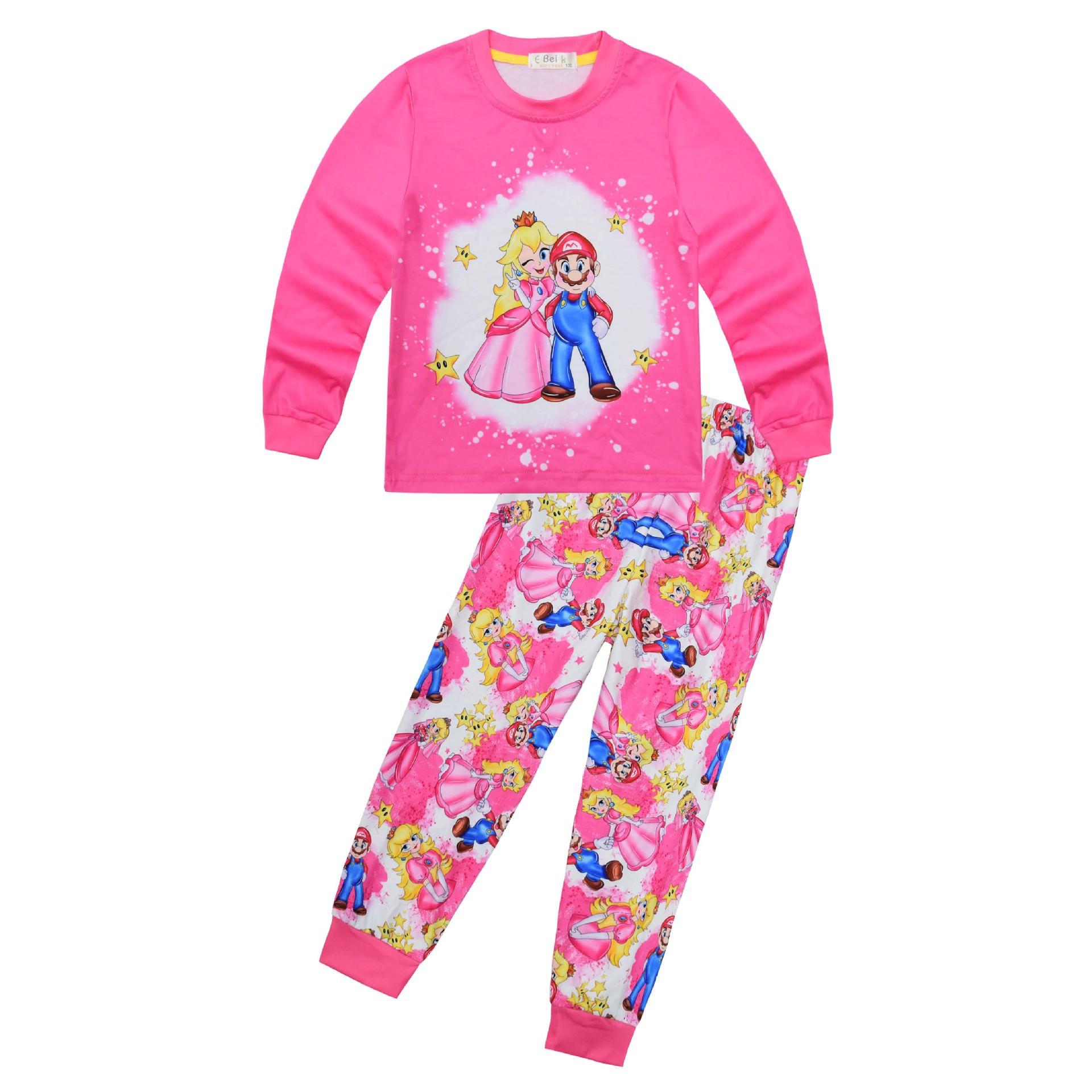 Animated Cartoon Digital Printing, Middle-Aged And Older Children S Loungewear Set, Long-Sleeved Two-Piece Set, Sleeping 7834 110
Animated Cartoon Digital Printing, Middle-Aged And Older Children S Loungewear Set, Long-Sleeved Two-Piece Set, Sleeping 7834 110
