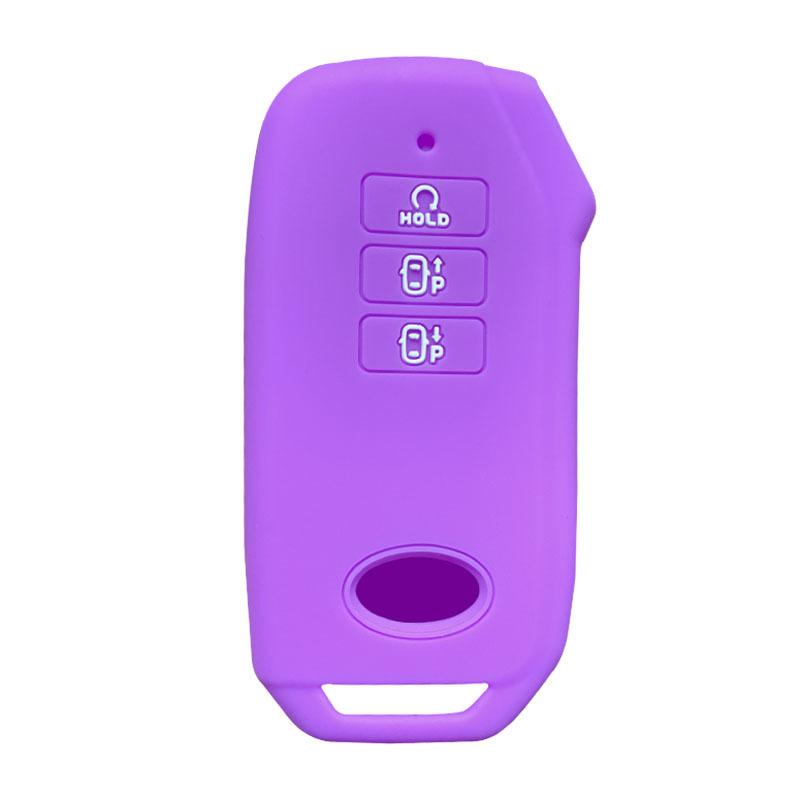Silicone Car Key Cover Holder Fob For Kia EV6 K5 Carnival Mq4 Seltos Seven-key Dl3 7 Button Remote KeyChain Keyless Key Case світло-фіолетового кольору
Silicone Car Key Cover Holder Fob For Kia EV6 K5 Carnival Mq4 Seltos Seven-key Dl3 7 Button Remote KeyChain Keyless Key Case світло-фіолетового кольору