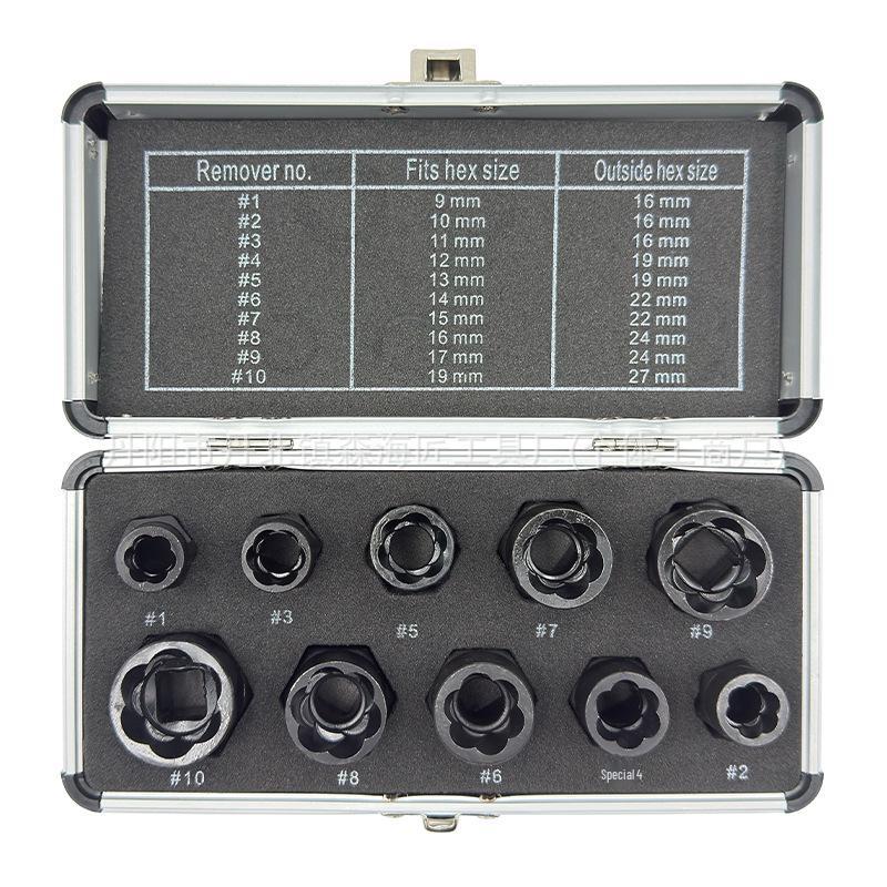 26-Piece Left-Handed Nut & Screw Extractor Drill Tool Set
26-Piece Left-Handed Nut & Screw Extractor Drill Tool Set
