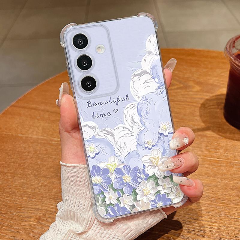 Oil Painting Flower Print Phone Case For Samsung Galaxy S26 S25 S24 S23 Ultra S22 Plus S21 S24 S25 FE Clear Shockproof TPU Cover Galaxy S26
Oil Painting Flower Print Phone Case For Samsung Galaxy S26 S25 S24 S23 Ultra S22 Plus S21 S24 S25 FE Clear Shockproof TPU Cover Galaxy S26