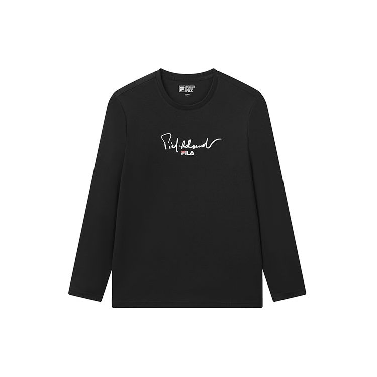 FILA Повседневная вязаная футболка с длинным рукавом с круглым вырезом, мужские топы, черные F11M118232F-BK
FILA Повседневная вязаная футболка с длинным рукавом с круглым вырезом, мужские топы, черные F11M118232F-BK