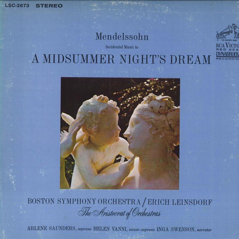 LP Record ERICH LEINSDORF BOSTON SYMPHONY OR Mendelssohn Incidental Music To A M LSC2673 RCA RED SEAL US Classical Used
LP Record ERICH LEINSDORF BOSTON SYMPHONY OR Mendelssohn Incidental Music To A M LSC2673 RCA RED SEAL US Classical Used