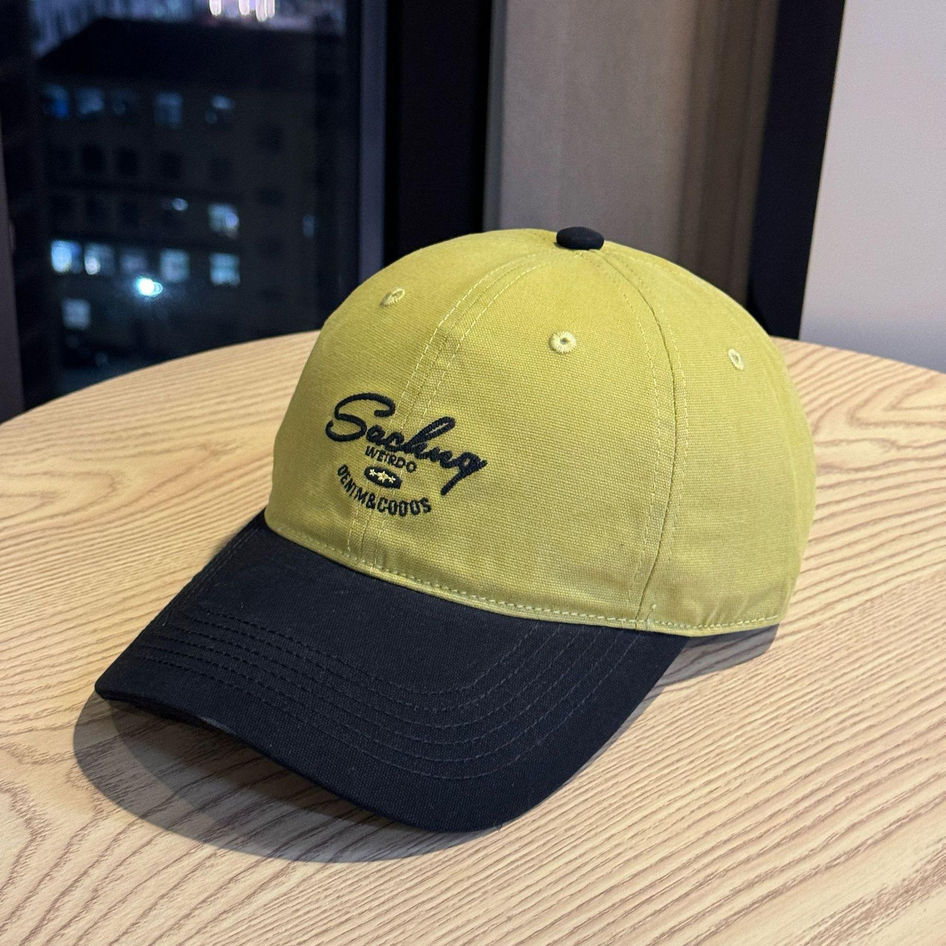 New color-blocked embroidered baseball cap for women, spring/summer, wide brim, face-slimming, soft top, casual sun-shading cap, versatile for men Adult54-60Adjustable жовтий
New color-blocked embroidered baseball cap for women, spring/summer, wide brim, face-slimming, soft top, casual sun-shading cap, versatile for men Adult54-60Adjustable жовтий