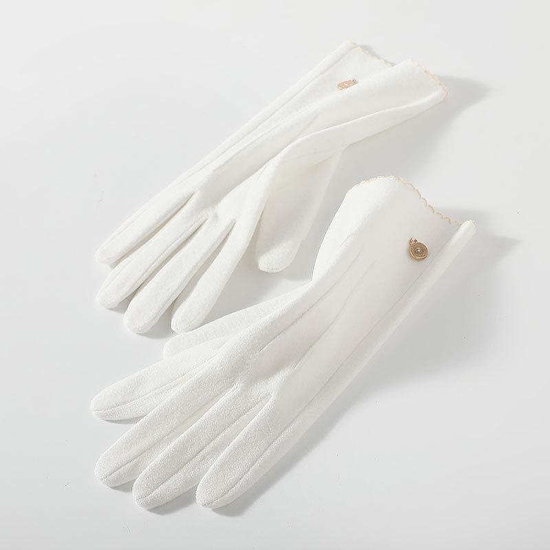 Элегантные женские перчатки для сенсорного экрана на весь палец, для занятий спортом на открытом воздухе, для велоспорта, тонкие, немецкие, бархатные, теплые, для вождения One Size белый
Элегантные женские перчатки для сенсорного экрана на весь палец, для занятий спортом на открытом воздухе, для велоспорта, тонкие, немецкие, бархатные, теплые, для вождения One Size белый