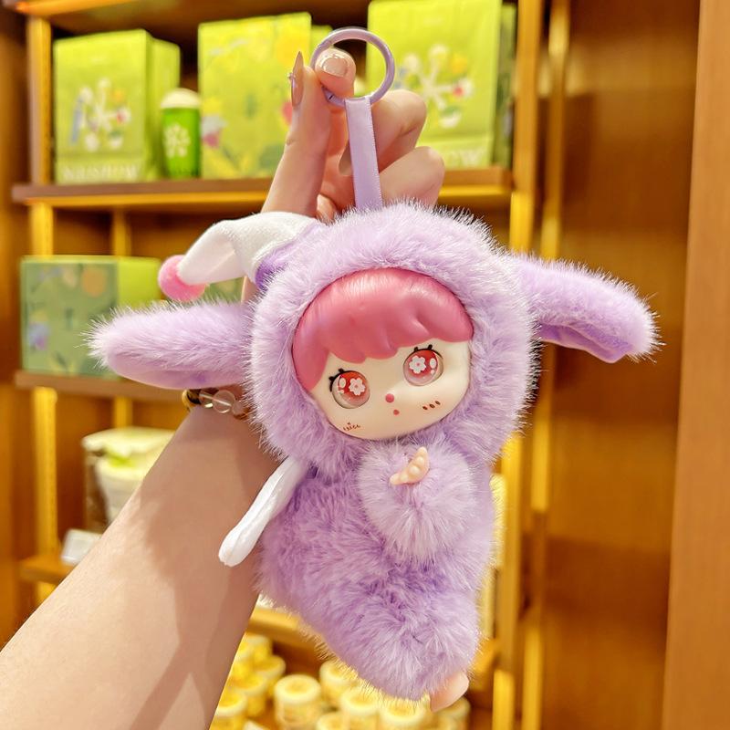 Soft Fluffy Angel Bunny Vinyl Doll Plush Keychain Toys Pendant Home Ornament Backpack Hangings Stuffed Animals Birthday Gift фіолетовий
Soft Fluffy Angel Bunny Vinyl Doll Plush Keychain Toys Pendant Home Ornament Backpack Hangings Stuffed Animals Birthday Gift фіолетовий