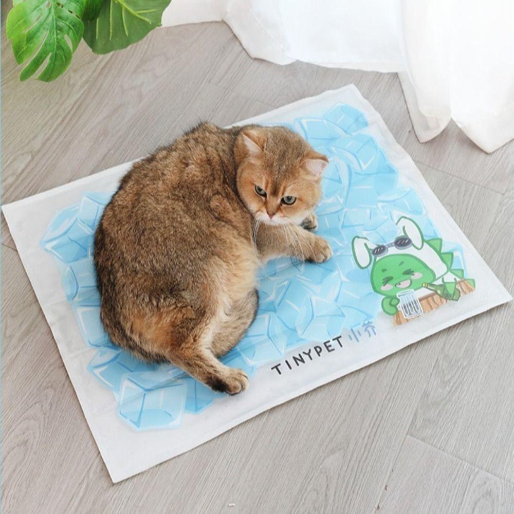 Ice Gel Summer Pet Mat Cool Feeling Cat Ice Cushion PVC Pet Cooling Pad Rabbit синий
Ice Gel Summer Pet Mat Cool Feeling Cat Ice Cushion PVC Pet Cooling Pad Rabbit синий