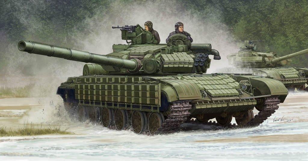 Пластиковая модель основного боевого танка Советской Армии Trumpeter 1/35 Т-64БВ обр. 1985 г.
Пластиковая модель основного боевого танка Советской Армии Trumpeter 1/35 Т-64БВ обр. 1985 г.