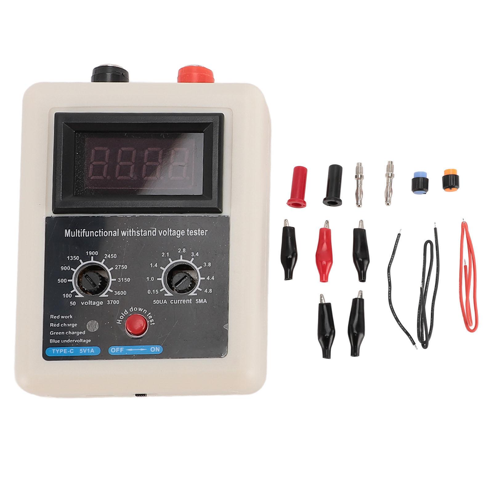 DC 50V-3700V IGBT Tester Transistor Voltage Tester Diode MOS Triode MOV LED Voltage Capability Trans Green Light
DC 50V-3700V IGBT Tester Transistor Voltage Tester Diode MOS Triode MOV LED Voltage Capability Trans Green Light