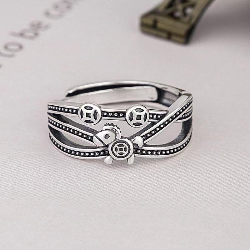 925 Sterling Silver Vintage Peacock Ring Adjustable Simplicity Fashion Exquisite Women Jewelry Accessories Wedding Party Gift resizable
925 Sterling Silver Vintage Peacock Ring Adjustable Simplicity Fashion Exquisite Women Jewelry Accessories Wedding Party Gift resizable