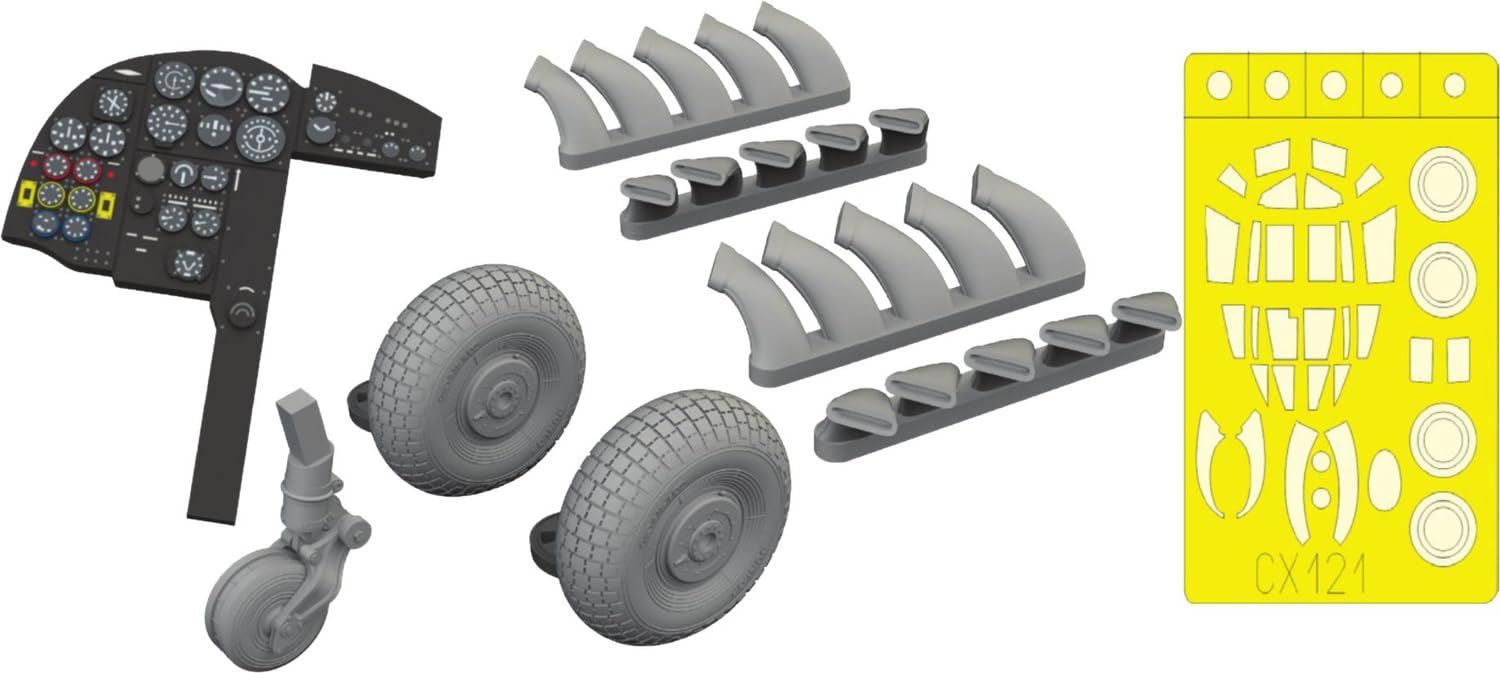 Eduard Look Plus Series Mosquito B Instrument Panel and Parts Set Plastic Model Parts EDU674037 1/72 D.H. MK.IV/PR Mk.IV (for Tamiya) (Airplane)
Eduard Look Plus Series Mosquito B Instrument Panel and Parts Set Plastic Model Parts EDU674037 1/72 D.H. MK.IV/PR Mk.IV (for Tamiya) (Airplane)