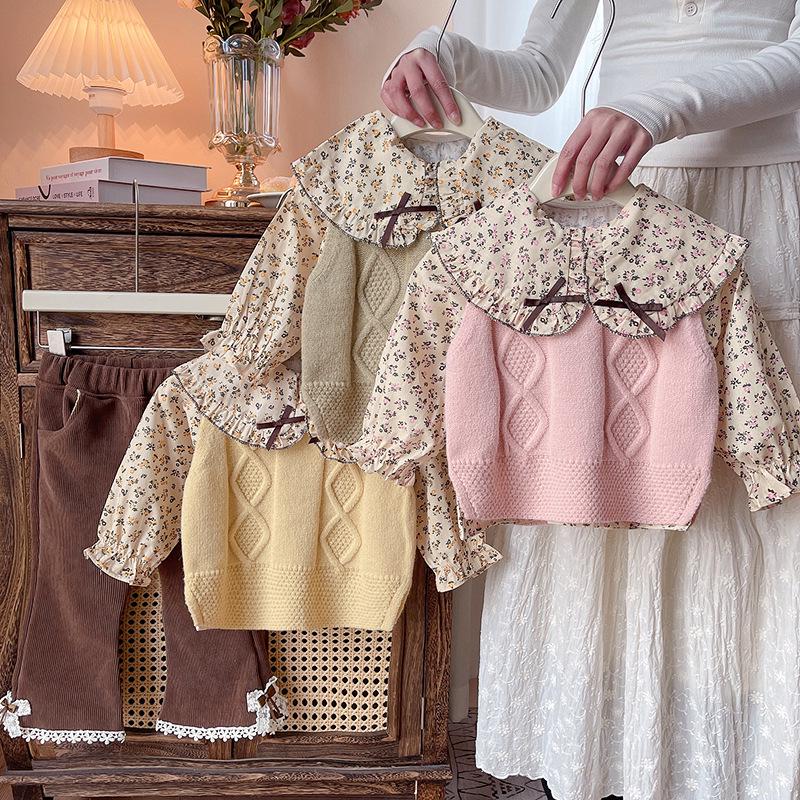 2025 Spring & Autumn Girls Floral Knit Vest Sweet Toddler Outfit 3-Piece Set 80 cm грязно-белый
2025 Spring & Autumn Girls Floral Knit Vest Sweet Toddler Outfit 3-Piece Set 80 cm грязно-белый