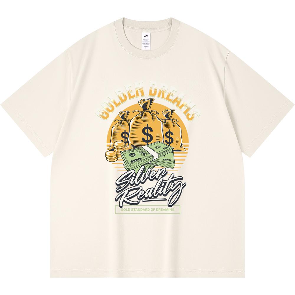 230GSM 100% Cotton T-Shirt GoldenDreams Print Tees Funny Harajuku Style Combed Cotton Tshirt XS абрикосовый
230GSM 100% Cotton T-Shirt GoldenDreams Print Tees Funny Harajuku Style Combed Cotton Tshirt XS абрикосовый