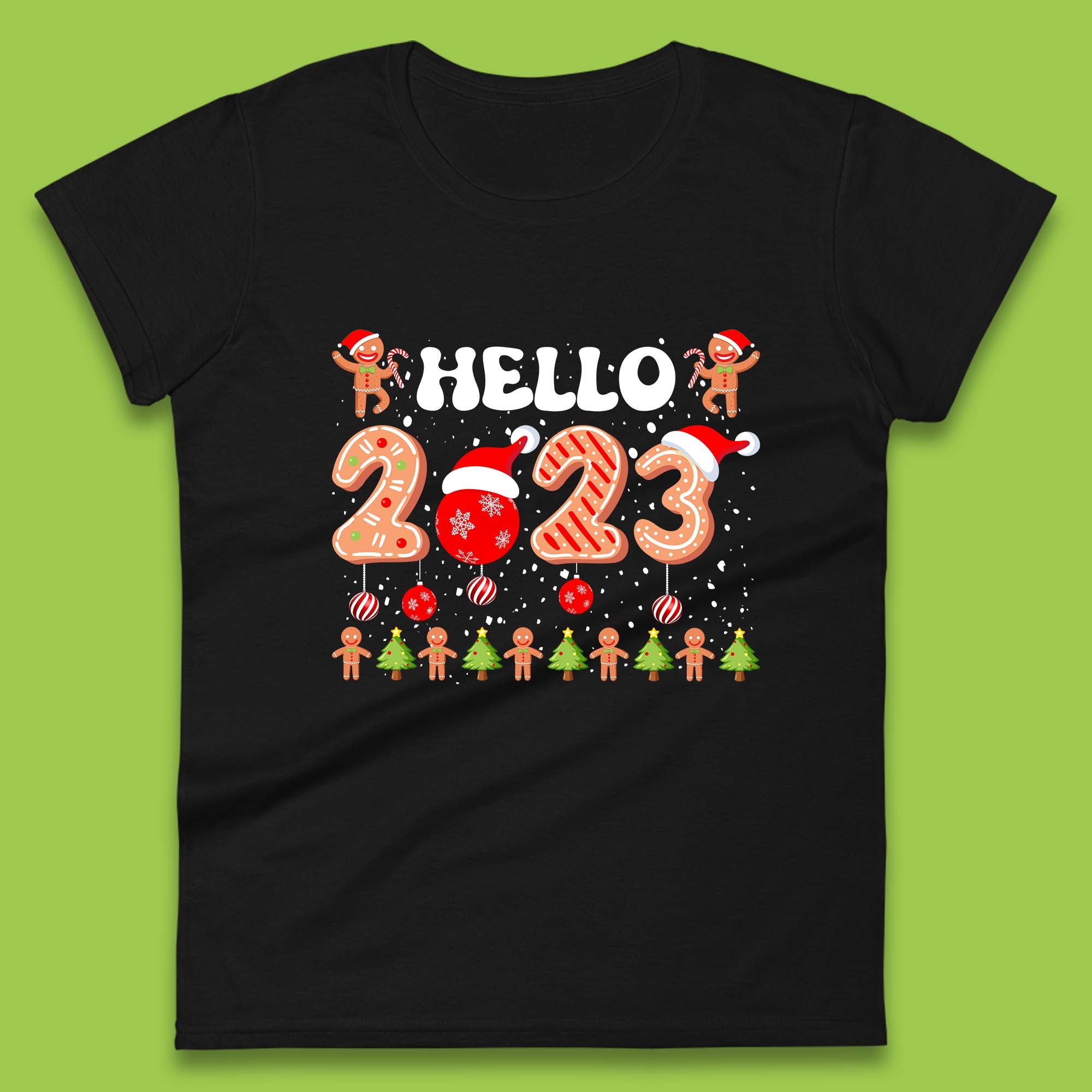 Hello 2023 Merry Christmas Gingerbread Xmas Cookies Womens Tee T Shirt Mens Tops Unisex Top XL
Hello 2023 Merry Christmas Gingerbread Xmas Cookies Womens Tee T Shirt Mens Tops Unisex Top XL