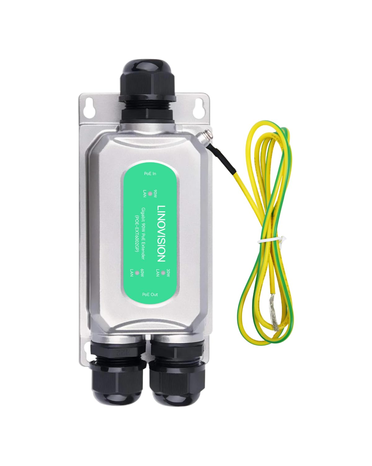 LINOVISION BT90W Outdoor Gigabit PoE Водонепроникний PoE PoE Розширює потужність PoE та передачу даних до розділених на PoE Живлення пристроїв POE, таких як IP PTZ