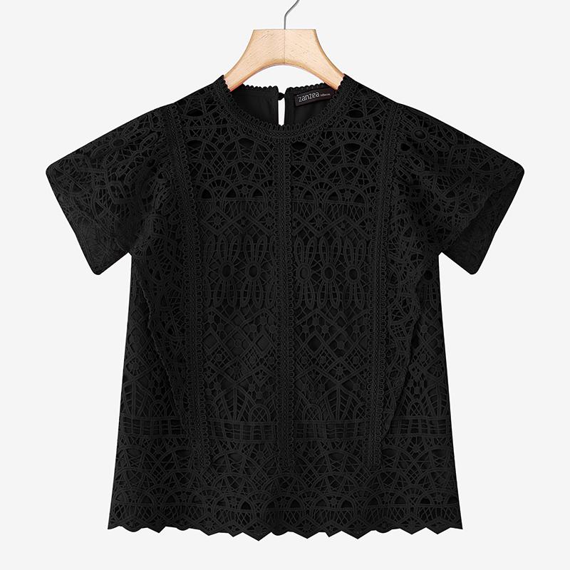 ZANZEA Женская повседневная летняя блузка с круглым вырезом, коротким рукавом, пэчворком и крючком S чёрный
ZANZEA Женская повседневная летняя блузка с круглым вырезом, коротким рукавом, пэчворком и крючком S чёрный