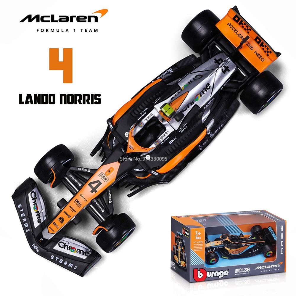 Bburago 1:43 NEW 2023 McLaren F1 Team MCL60 4# Lando Norris 81# Oscar Piastri Formula One Alloy Super Toy Die cast car model
Bburago 1:43 NEW 2023 McLaren F1 Team MCL60 4# Lando Norris 81# Oscar Piastri Formula One Alloy Super Toy Die cast car model