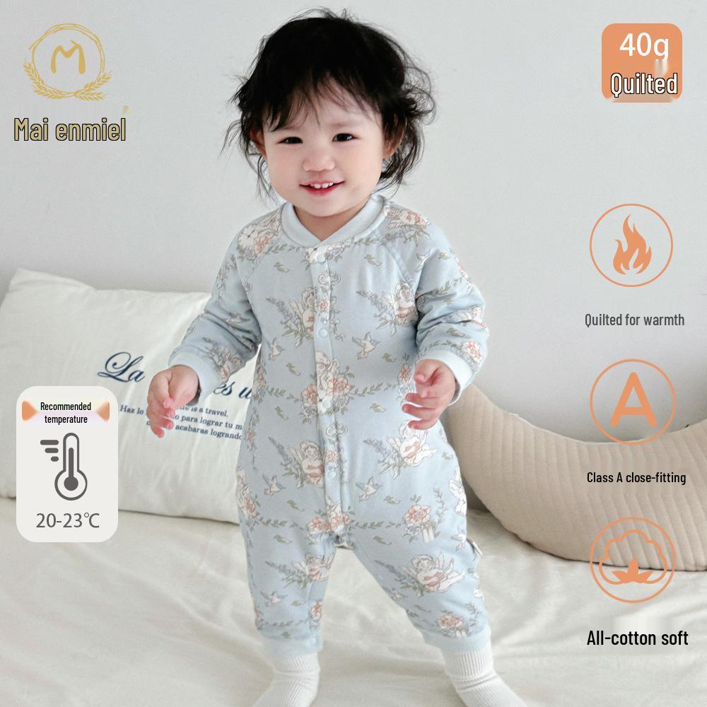 Maienmier Quilted Baby Onesie - 40g Class A Warm Autumn/Winter Newborn Romper 73cm
Maienmier Quilted Baby Onesie - 40g Class A Warm Autumn/Winter Newborn Romper 73cm