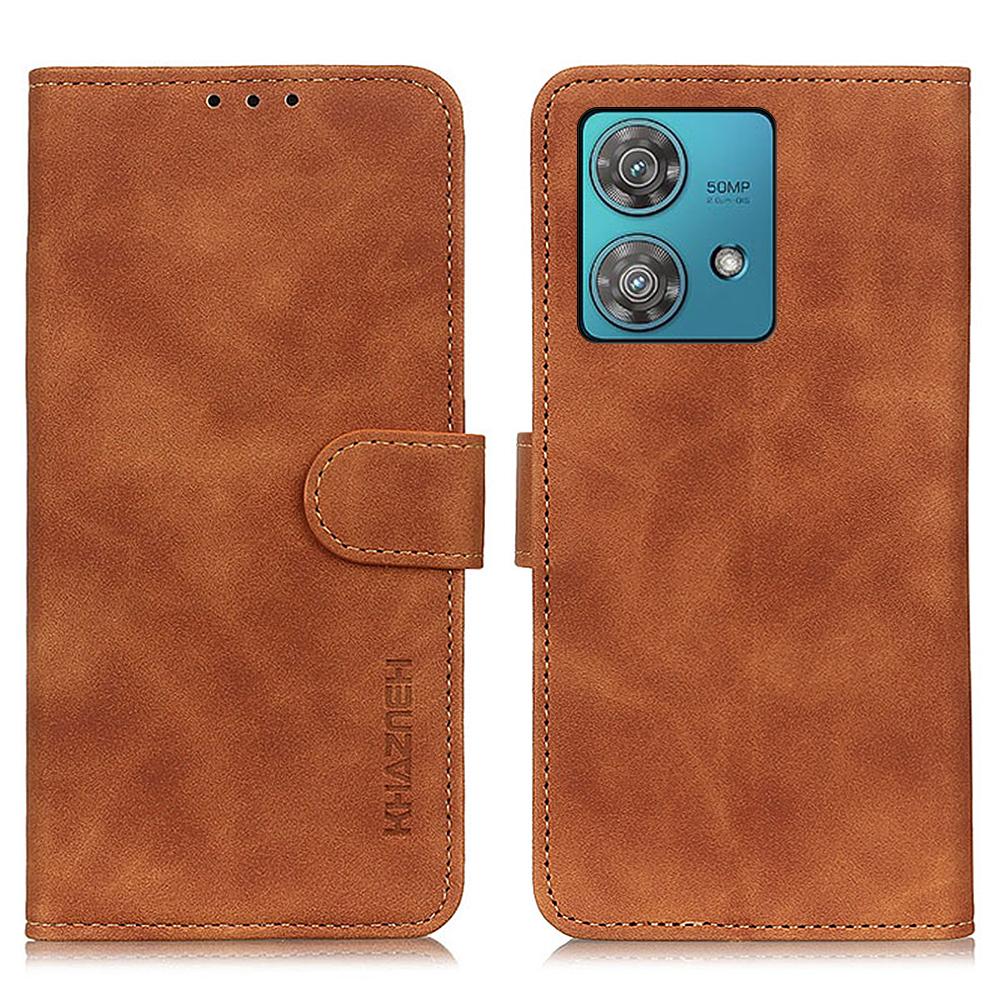 KHAZNEH For Motorola Edge 40 Neo 5G Case Retro Texture Leather Wallet Cell Phone Cover Brown
KHAZNEH For Motorola Edge 40 Neo 5G Case Retro Texture Leather Wallet Cell Phone Cover Brown