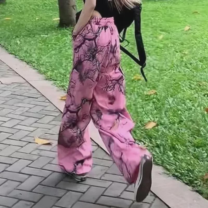 Unisex Summer Camouflage Wide-Leg Pants: American Retro Style with Versatile Pockets for a Trendy, Loose Fit. 3XL рожевий
Unisex Summer Camouflage Wide-Leg Pants: American Retro Style with Versatile Pockets for a Trendy, Loose Fit. 3XL рожевий