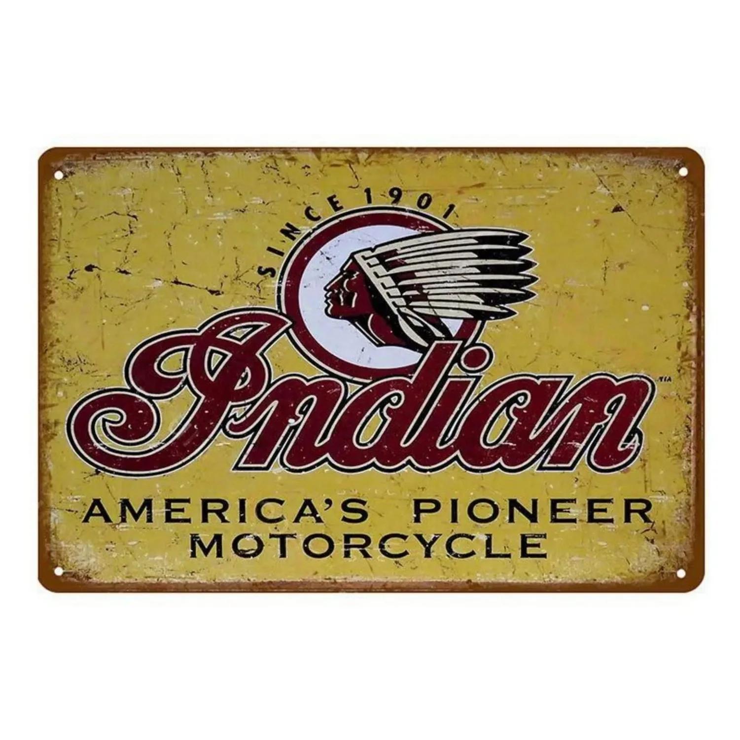 Metal Tin Signs American Motorcycles Wall Decoration Plaque Vintage Poster Iron Painting for Man Cave Home Cafe Garden Club Bar 20X30CM
Metal Tin Signs American Motorcycles Wall Decoration Plaque Vintage Poster Iron Painting for Man Cave Home Cafe Garden Club Bar 20X30CM