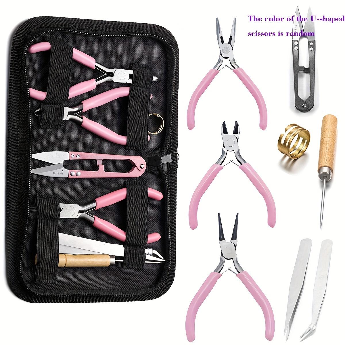 Jewelry Making Tool Set, Including Round Headed, Pointed, and Thread Cutters, Suitable for Beginners with Non Serrated Pliers жёлтый
Jewelry Making Tool Set, Including Round Headed, Pointed, and Thread Cutters, Suitable for Beginners with Non Serrated Pliers жёлтый