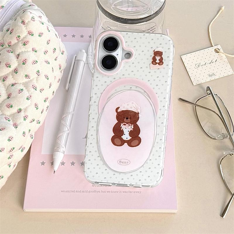 Polka Dot Sleep Cap Bear Case for iPhone 17/16ProMax/15/14 - High-End Japanese Korean Design iPhone 14 Pro
Polka Dot Sleep Cap Bear Case for iPhone 17/16ProMax/15/14 - High-End Japanese Korean Design iPhone 14 Pro