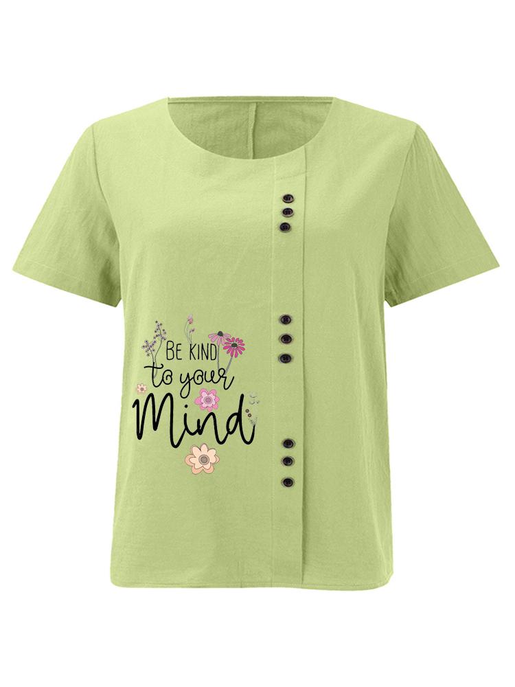 Women s Fashion Floral Alphabet Print Round Neck Short Sleeve T-shirt Summer Casual Cotton Linen Graphic Shirt Leisure Loose Blouse Tops 5XL зелений
Women s Fashion Floral Alphabet Print Round Neck Short Sleeve T-shirt Summer Casual Cotton Linen Graphic Shirt Leisure Loose Blouse Tops 5XL зелений