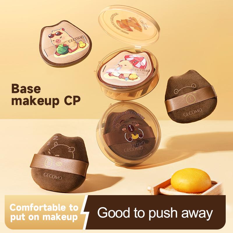 New GECOMO Kapi Bara Plush Powder Puff Lovely Modeling Soft Wet and Dry Loose Powder Cushion Powder Puffs
New GECOMO Kapi Bara Plush Powder Puff Lovely Modeling Soft Wet and Dry Loose Powder Cushion Powder Puffs