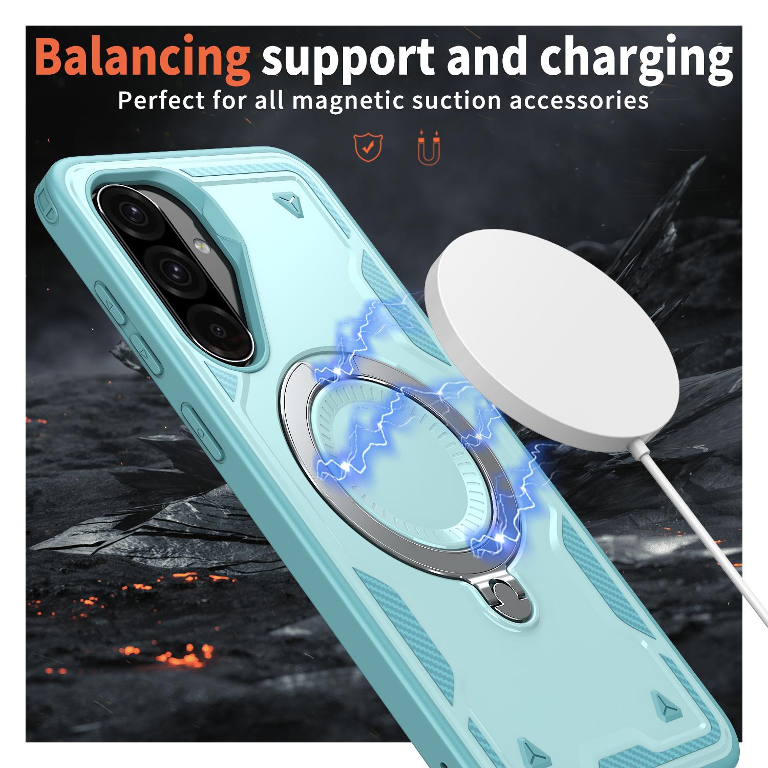 For Samsung Galaxy A36 5G Case Compatible with MagSafe Military Protection PC+TPU Kickstand Phone Cover Baby Blue
For Samsung Galaxy A36 5G Case Compatible with MagSafe Military Protection PC+TPU Kickstand Phone Cover Baby Blue