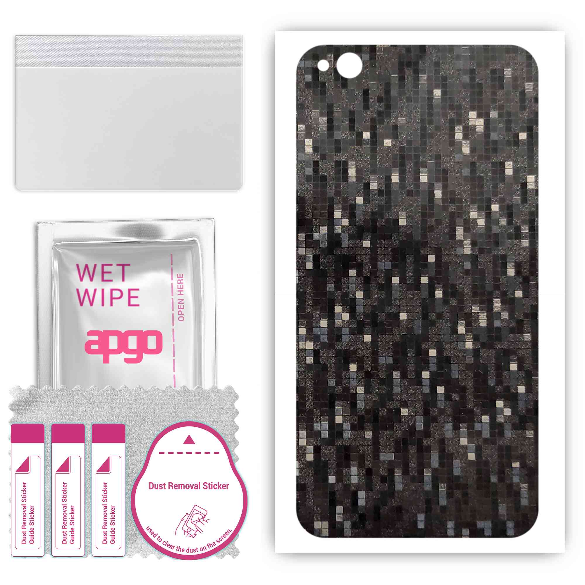 Apgo Protective Skin Sticker для задньої панелі, сумісної з Xiaomi Redmi Go, Wrap Film, Foil, Vinyl - Pattern Carbon Black Pixel
Apgo Protective Skin Sticker для задньої панелі, сумісної з Xiaomi Redmi Go, Wrap Film, Foil, Vinyl - Pattern Carbon Black Pixel