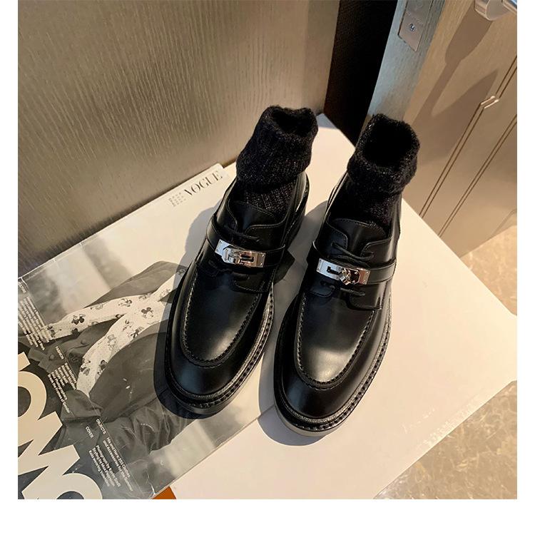 Cowhide version~ Genuine leather small gold buckle platform loafers women s thick heel high heel single shoes Oxford strap black small leather shoes 35
Cowhide version~ Genuine leather small gold buckle platform loafers women s thick heel high heel single shoes Oxford strap black small leather shoes 35