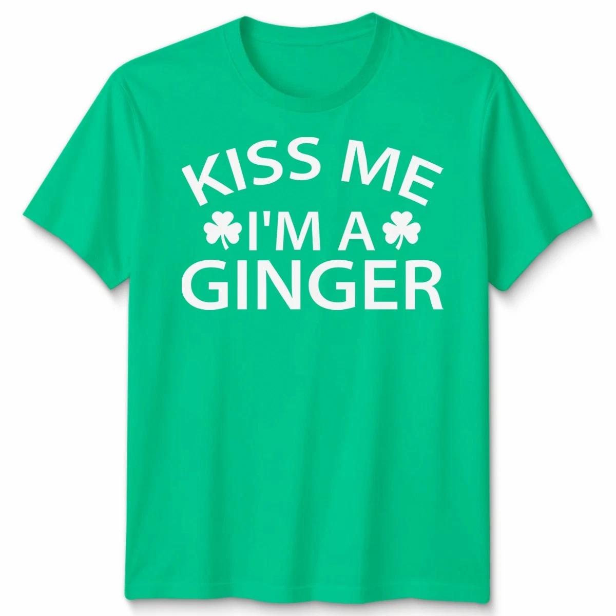 Kiss Me I Am A Ginger Mens Womens T Shirt St Patricks Day Celebration Apparel L
Kiss Me I Am A Ginger Mens Womens T Shirt St Patricks Day Celebration Apparel L