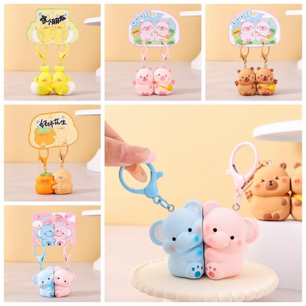 Peanut Cartoon Animal Key Ring Magnetic Couple Pendants Creative Cat Figurine Keychain Ornament Style 3
Peanut Cartoon Animal Key Ring Magnetic Couple Pendants Creative Cat Figurine Keychain Ornament Style 3