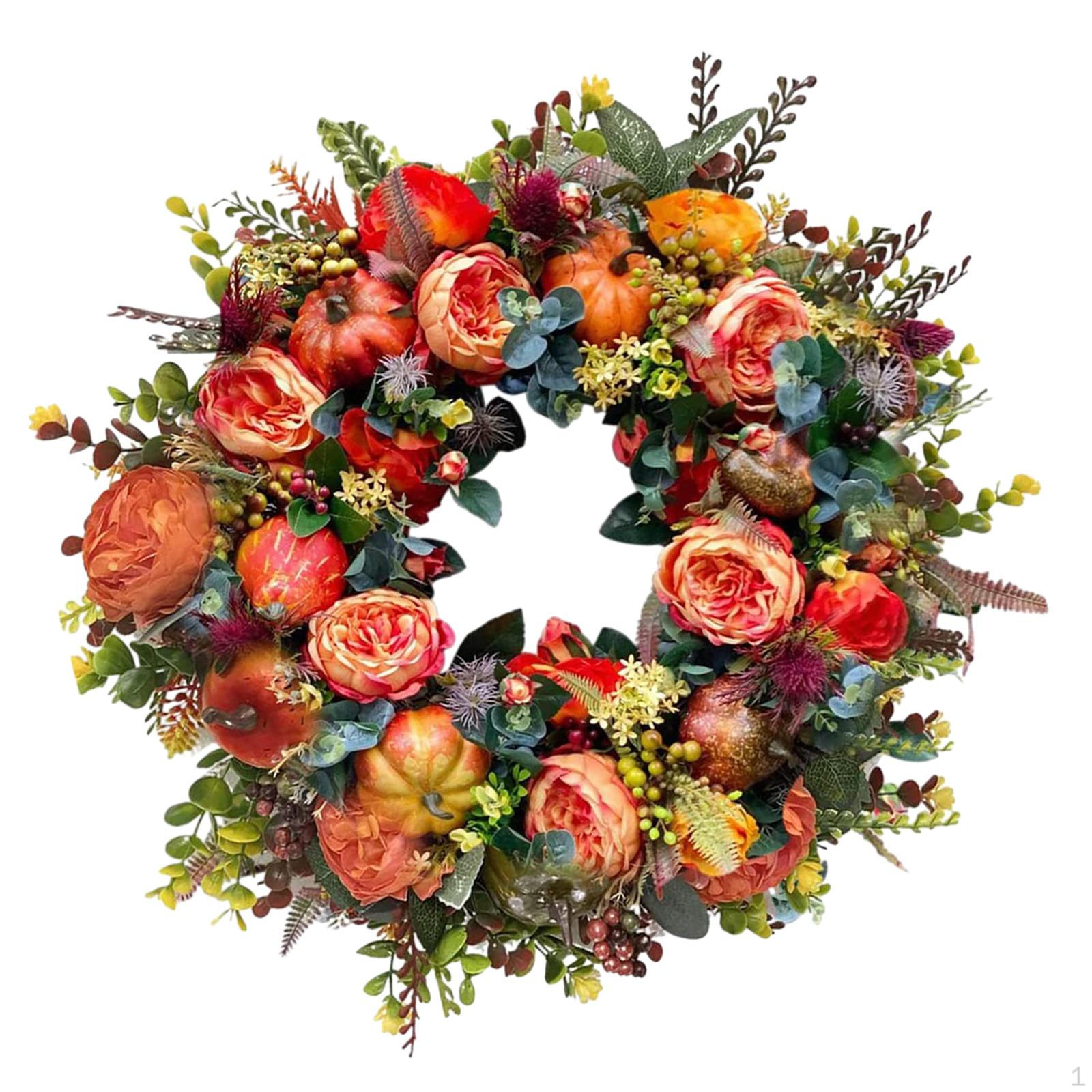 Halloween Fall Wreath Front Door Harvest Artificial Flower Decoration Sturdy Versatile 50 cm
Halloween Fall Wreath Front Door Harvest Artificial Flower Decoration Sturdy Versatile 50 cm
