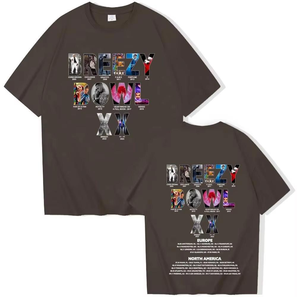 Chris Brown Breezy Bowl XX Tour 2026 Cotton Printed Tshirt Harajuku Oneck Casual Vintage Hip Hop Unisex Fashion TShirt 4XL
Chris Brown Breezy Bowl XX Tour 2026 Cotton Printed Tshirt Harajuku Oneck Casual Vintage Hip Hop Unisex Fashion TShirt 4XL