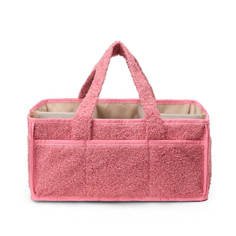 1pcs Plush Handheld Maternity Bag Large Capacity Polyester Diaper Storage Organizer with Bottle Pocket for Baby Travel 40x27x19cm рожевий
1pcs Plush Handheld Maternity Bag Large Capacity Polyester Diaper Storage Organizer with Bottle Pocket for Baby Travel 40x27x19cm рожевий