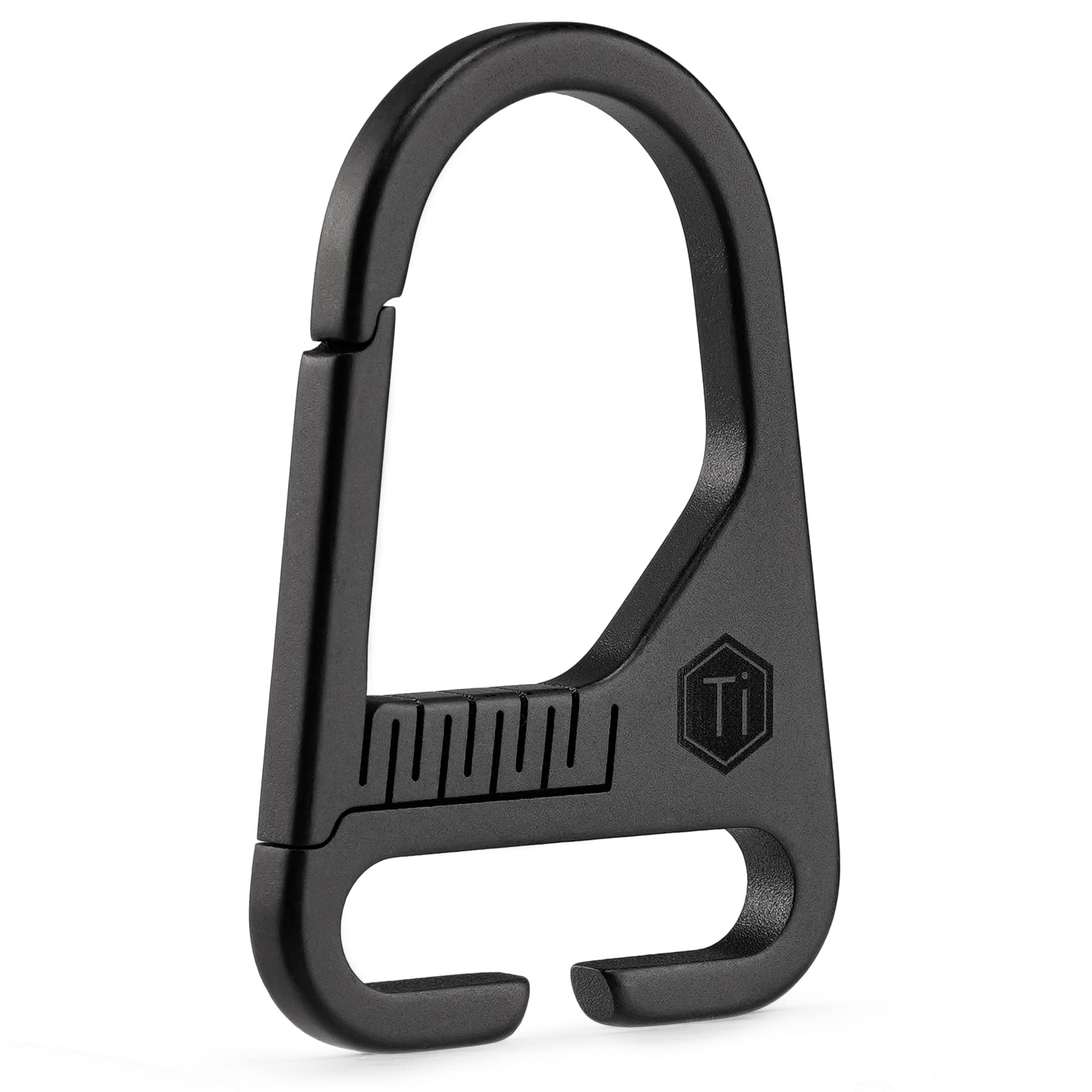 KeyUnity KB00BK Velcro Keychain with Titanium Key Holder with Tag Loop Ideal for Outdoor 2 Colors PVD Carabiner, Patch, & Panel, Camping, (KB00 Black)
KeyUnity KB00BK Velcro Keychain with Titanium Key Holder with Tag Loop Ideal for Outdoor 2 Colors PVD Carabiner, Patch, & Panel, Camping, (KB00 Black)