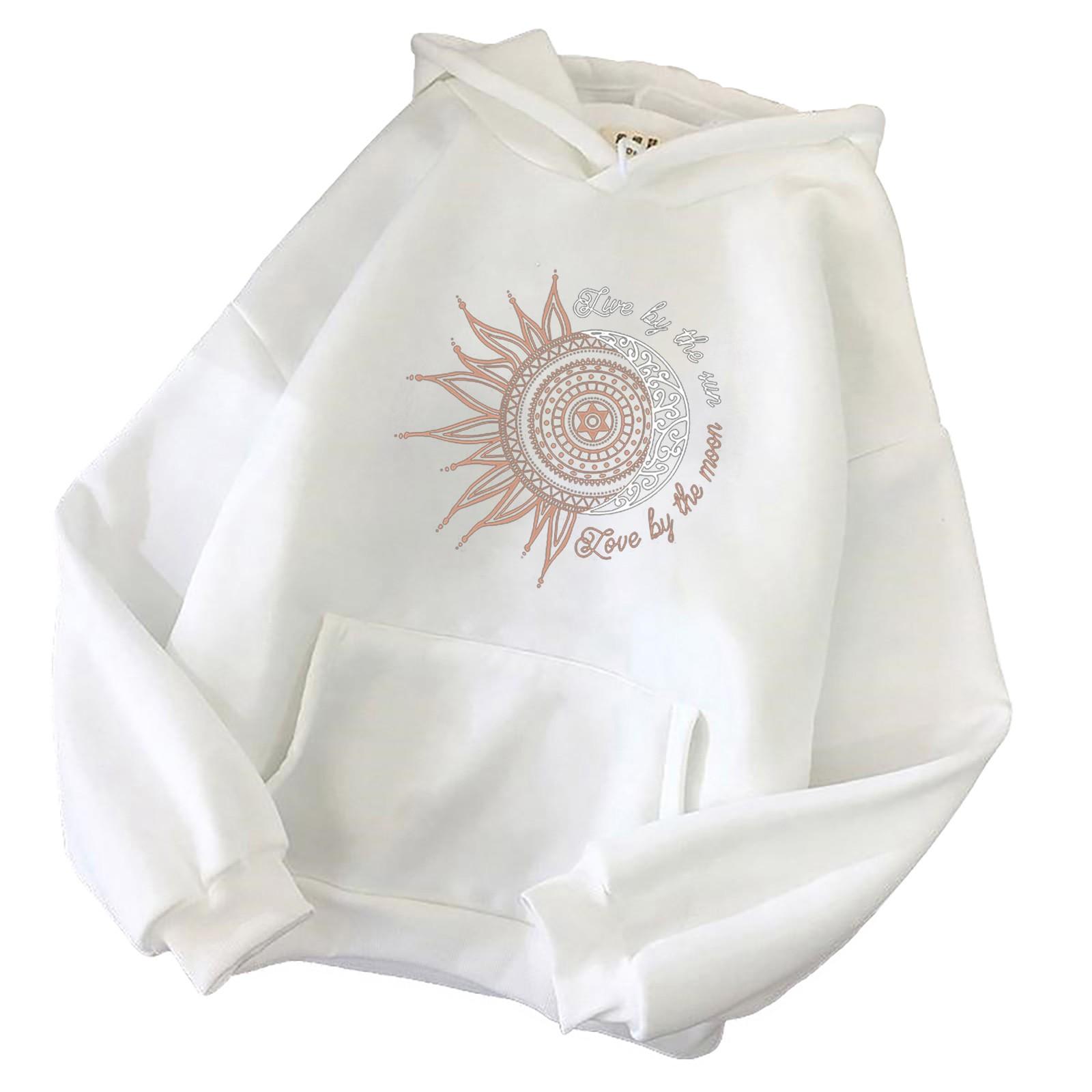 Жіночий живий светр з капюшоном і барвистим повсякденним принтом з довгим рукавом XXL білий
Жіночий живий светр з капюшоном і барвистим повсякденним принтом з довгим рукавом XXL білий