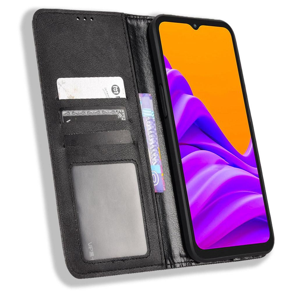 For Samsung Galaxy Xcover6 Pro 5G PU Leather Anti-scratch Phone Case Retro Texture Stand Wallet Feature Protective Cover Brown
For Samsung Galaxy Xcover6 Pro 5G PU Leather Anti-scratch Phone Case Retro Texture Stand Wallet Feature Protective Cover Brown