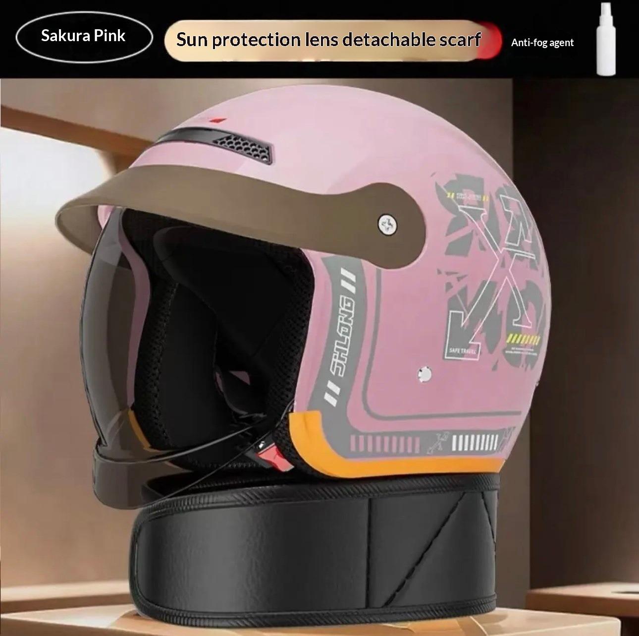 Electric Vehicle Helmet Four Seasons Unisex Helmet Adjustable Half Helmet Motorcycle Helmet
Electric Vehicle Helmet Four Seasons Unisex Helmet Adjustable Half Helmet Motorcycle Helmet
