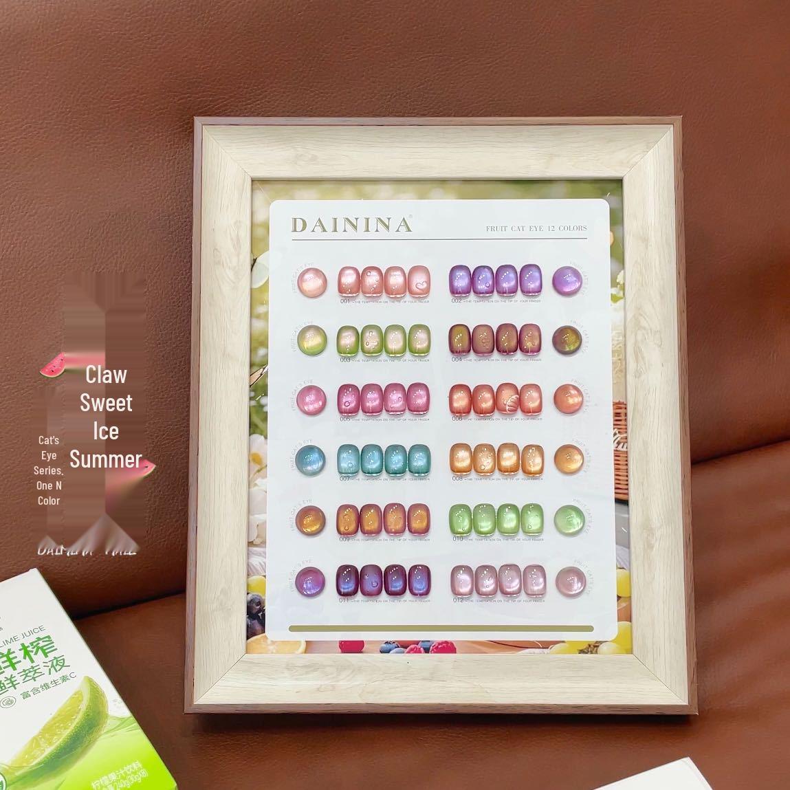 2025 Spring/Summer Cat Eye Gel Polish - 12 Colors, Melon Sweet Ice, Whitening Satin Finish, Glass Beads Nail Art Special
2025 Spring/Summer Cat Eye Gel Polish - 12 Colors, Melon Sweet Ice, Whitening Satin Finish, Glass Beads Nail Art Special