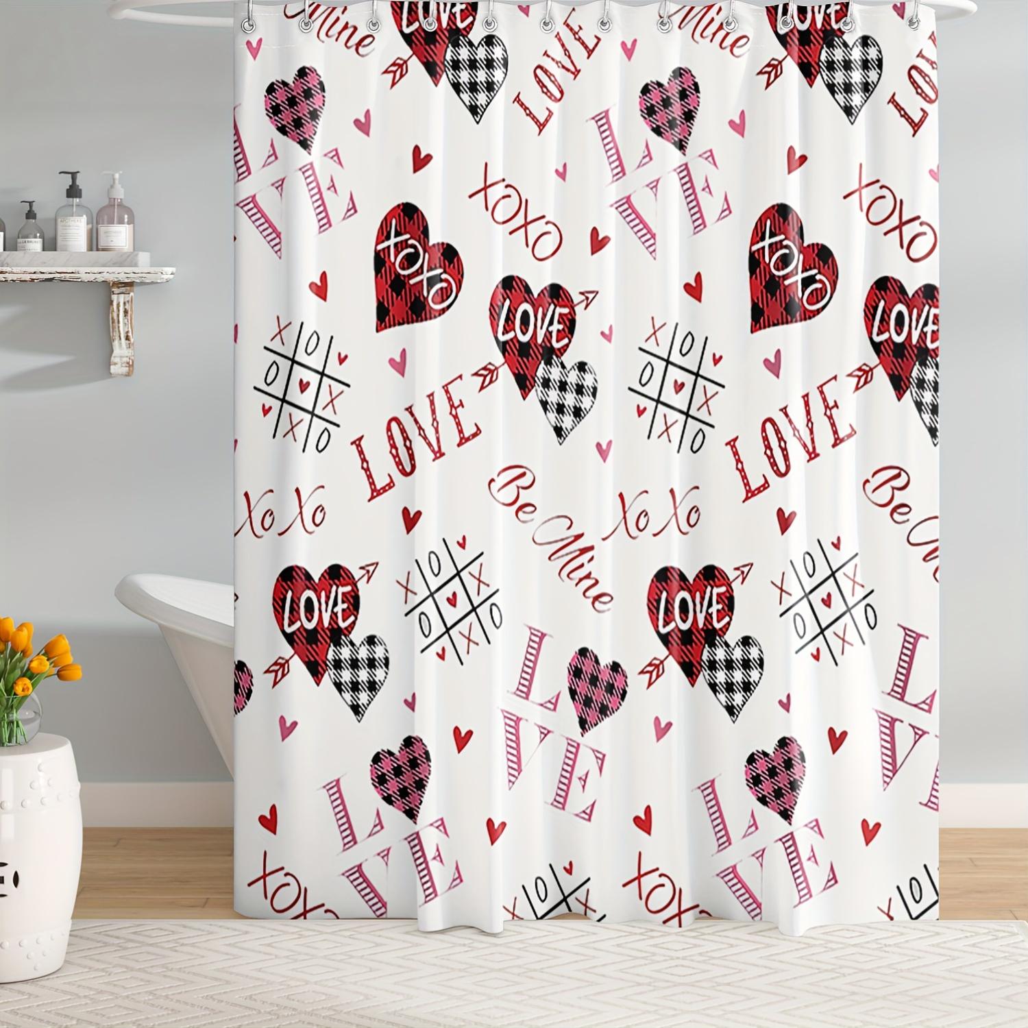 Valentine S Day Bathroom Set Of 4 – Romantic Shower Curtain & Toilet Lid Cover+2 Bath Mats,Love Be Mine Xoxo Plaid Hearts Design W60H190(CM)-1 Pcs
Valentine S Day Bathroom Set Of 4 – Romantic Shower Curtain & Toilet Lid Cover+2 Bath Mats,Love Be Mine Xoxo Plaid Hearts Design W60H190(CM)-1 Pcs