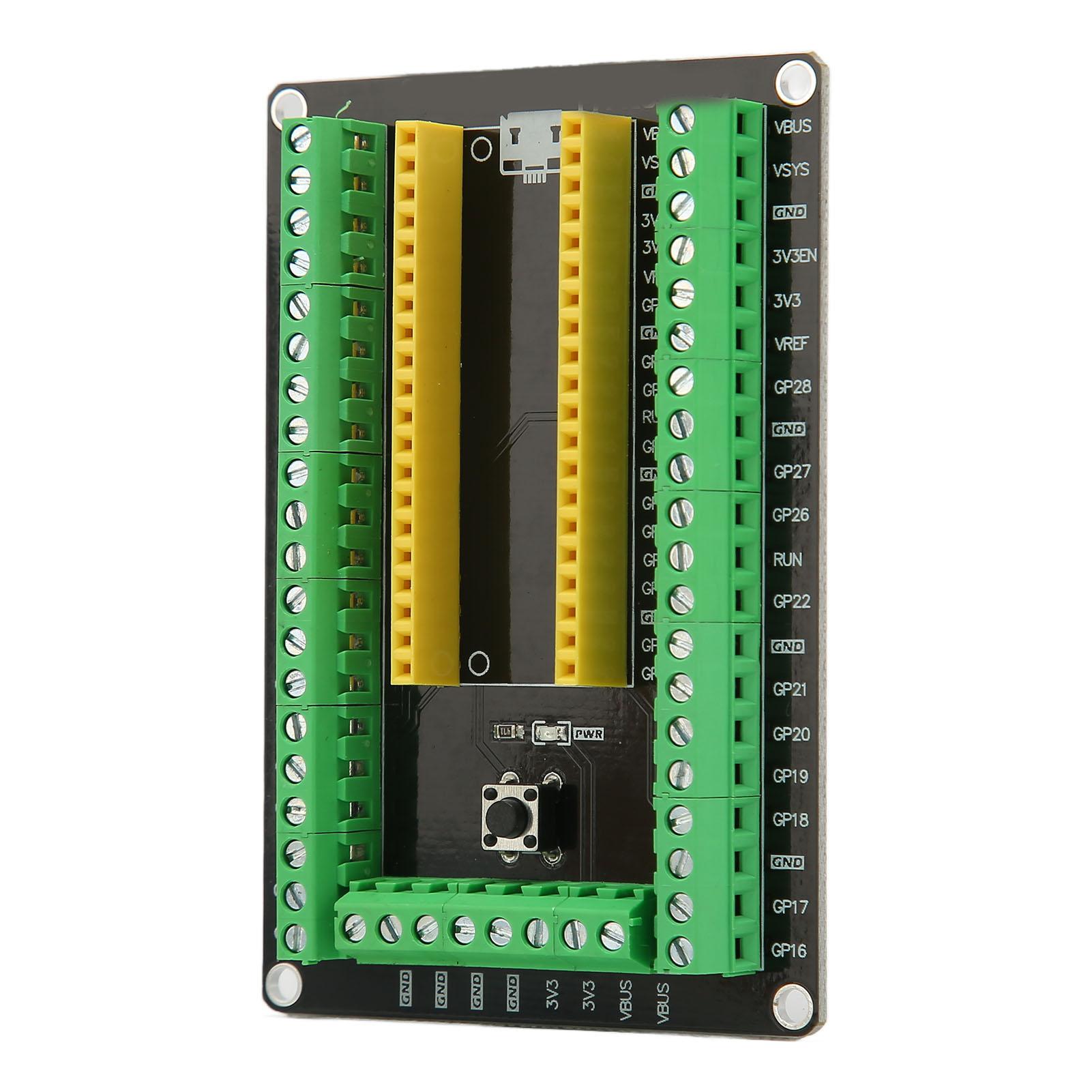 Плата розширення для Raspberry Pi для плати розробки Pico для клемної колодки GPIO, макетна плата
Плата розширення для Raspberry Pi для плати розробки Pico для клемної колодки GPIO, макетна плата