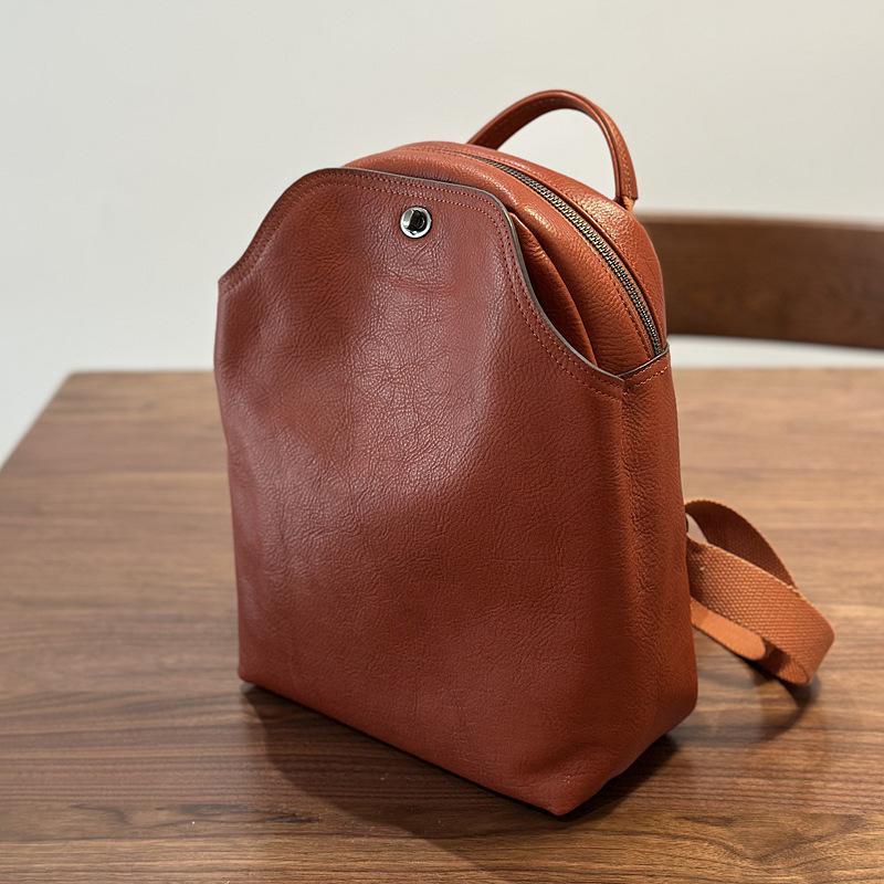 Johnature Genuine Leather Simple Travel Backpack Commuter Large Capacity Versatile Solid Color Casual Backpacks коричневий
Johnature Genuine Leather Simple Travel Backpack Commuter Large Capacity Versatile Solid Color Casual Backpacks коричневий