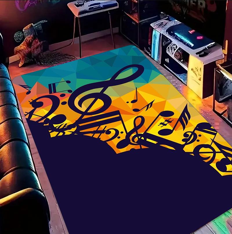 Guitar Pattern Carpet Musical Notes Music Classroom Practice Room Living Room Bedroom Floor Mat Entrance Doormat Home Rug 40X60cm
Guitar Pattern Carpet Musical Notes Music Classroom Practice Room Living Room Bedroom Floor Mat Entrance Doormat Home Rug 40X60cm